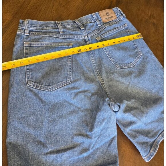 Men Wrangler 3G Relaxed Fit Denim Blue Jean Shorts 100% Cotton - Picture 10 of 12